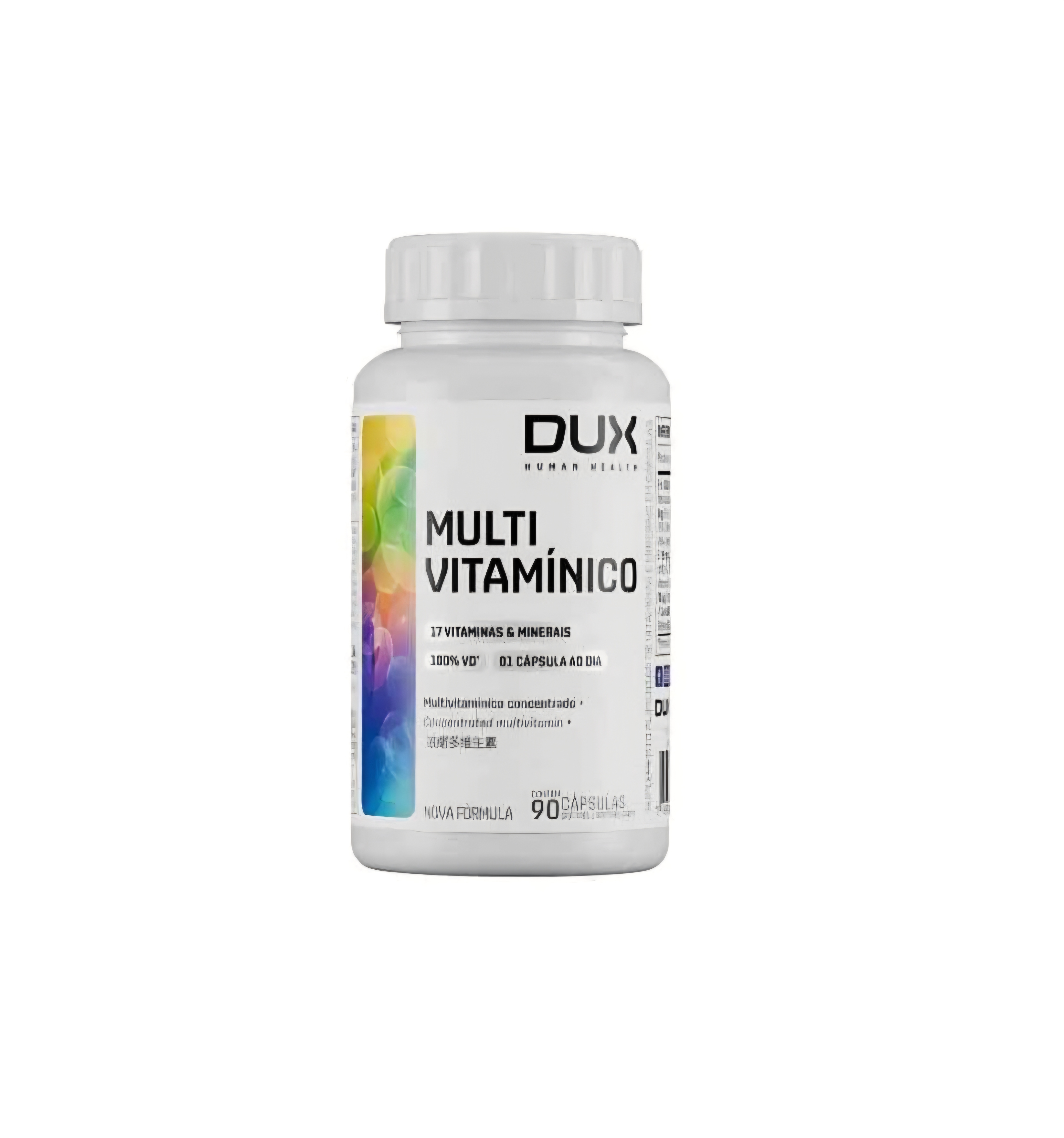 Multivitamínico 90 Cápsulas Dux Nutrition Polivitamínico Sem Sabor