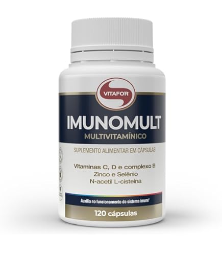 Suplemento Multivitamínico Imunomult 120 Cápsulas Vitafor Sem Sabor