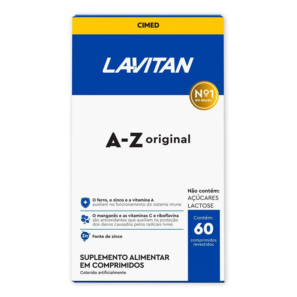 Lavitan Multivitamínico A-Z Original 60 Comprimidos