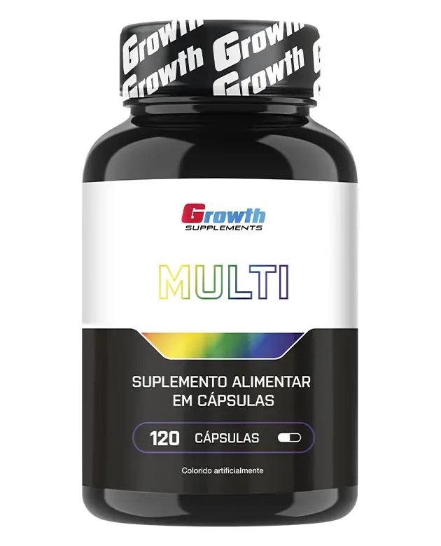 Multivitamínico 120 Cápsulas Growth Suplements 