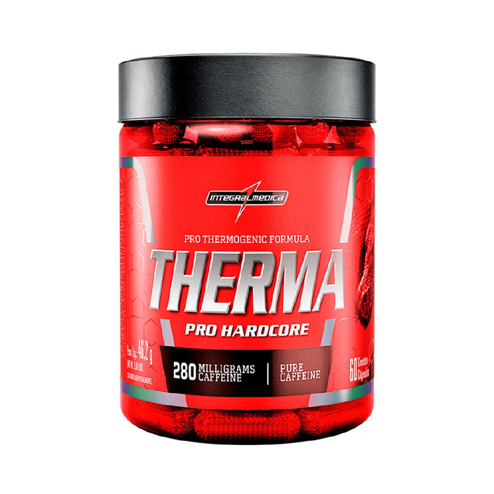 Therma Pro Hardcore 60 Cápsulas Cafeína Integralmédica
