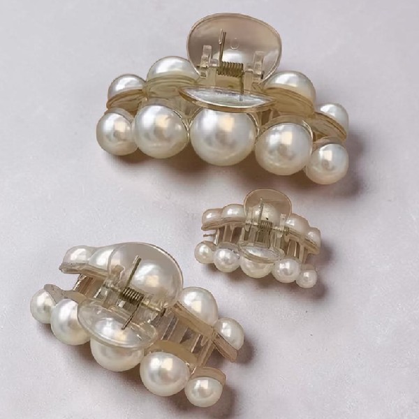 Pince à cheveux perles