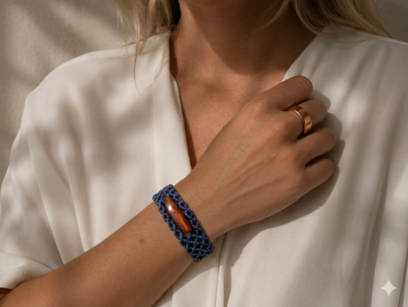 Pulsera mar azul 
