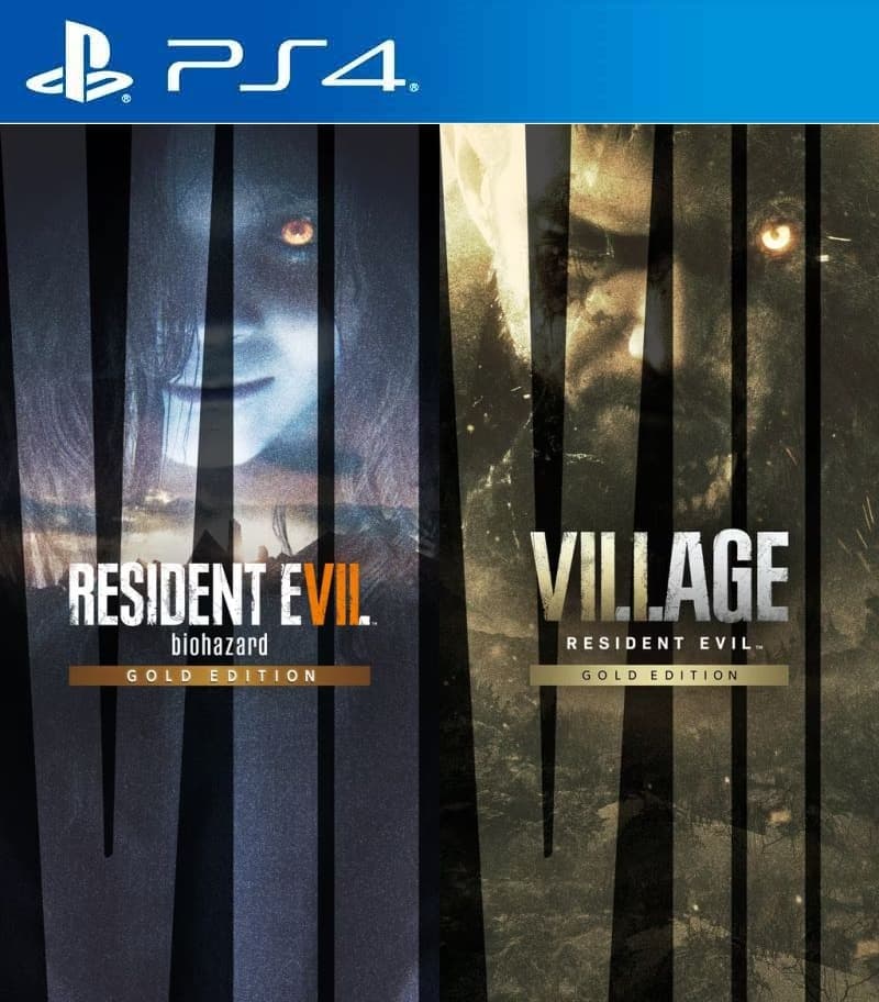 Resident Evil 7 Gold Edition + Resident Evil Village Gold Edition ~ PS4