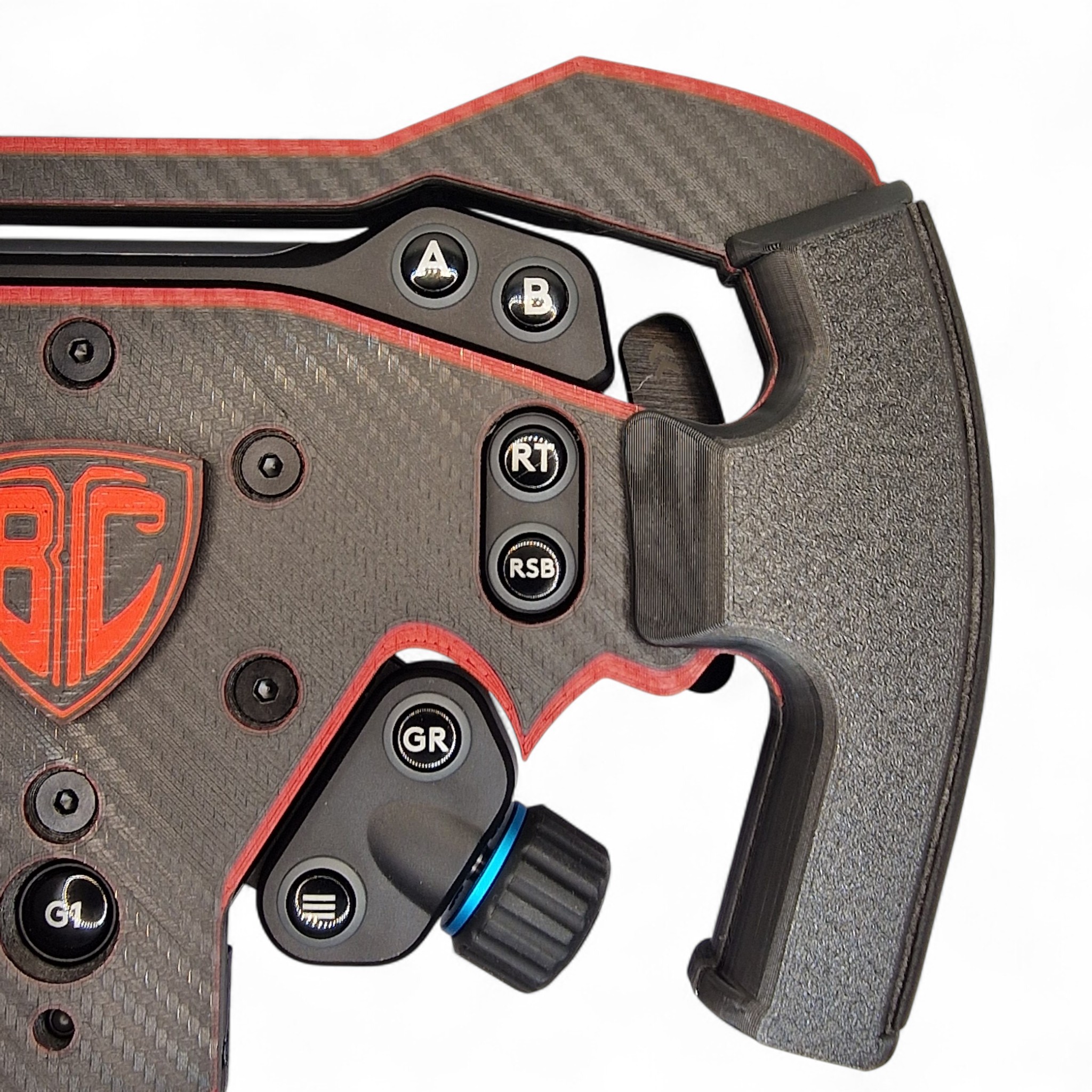 Formula 1 Style Rim Open-Wheel mod for Logitech G  RS 50 Hub 