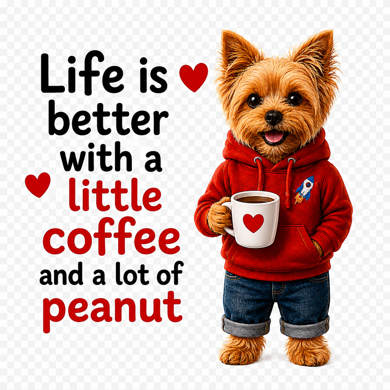 Peanut & Lil Bit Coffee Mug Set