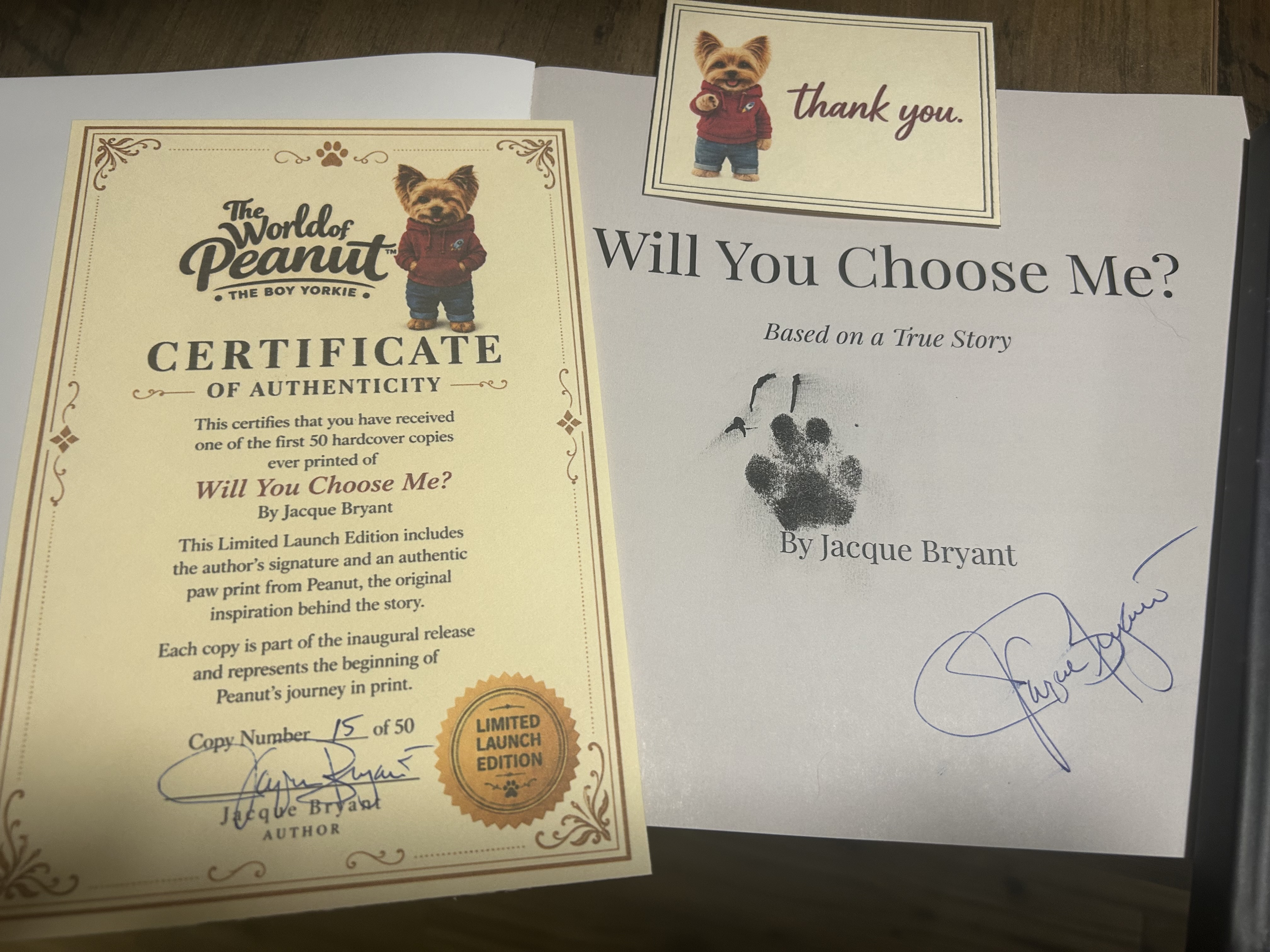 Pawtographed Limited Launch Edition Hard Cover