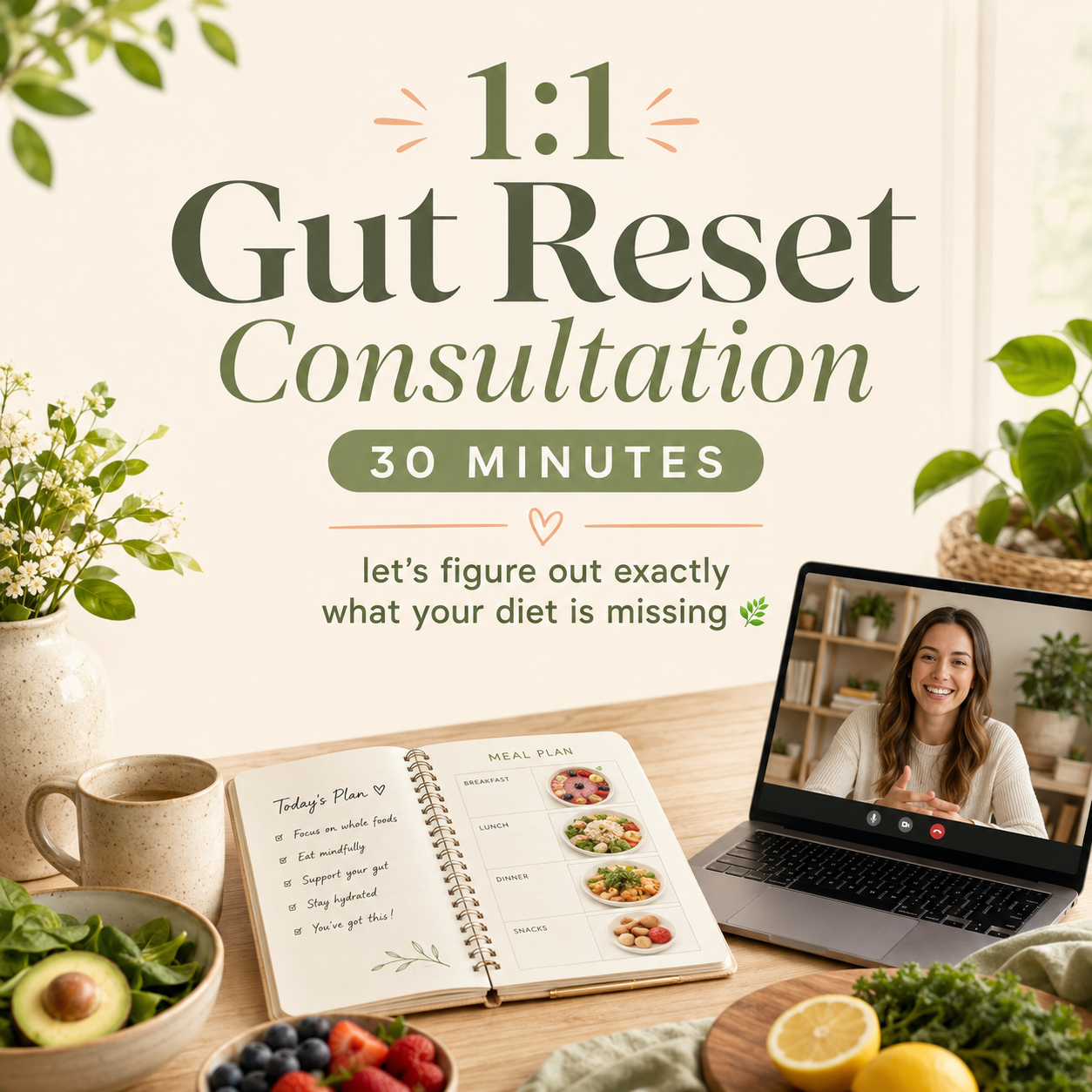 1:1 Gut Reset Consultation