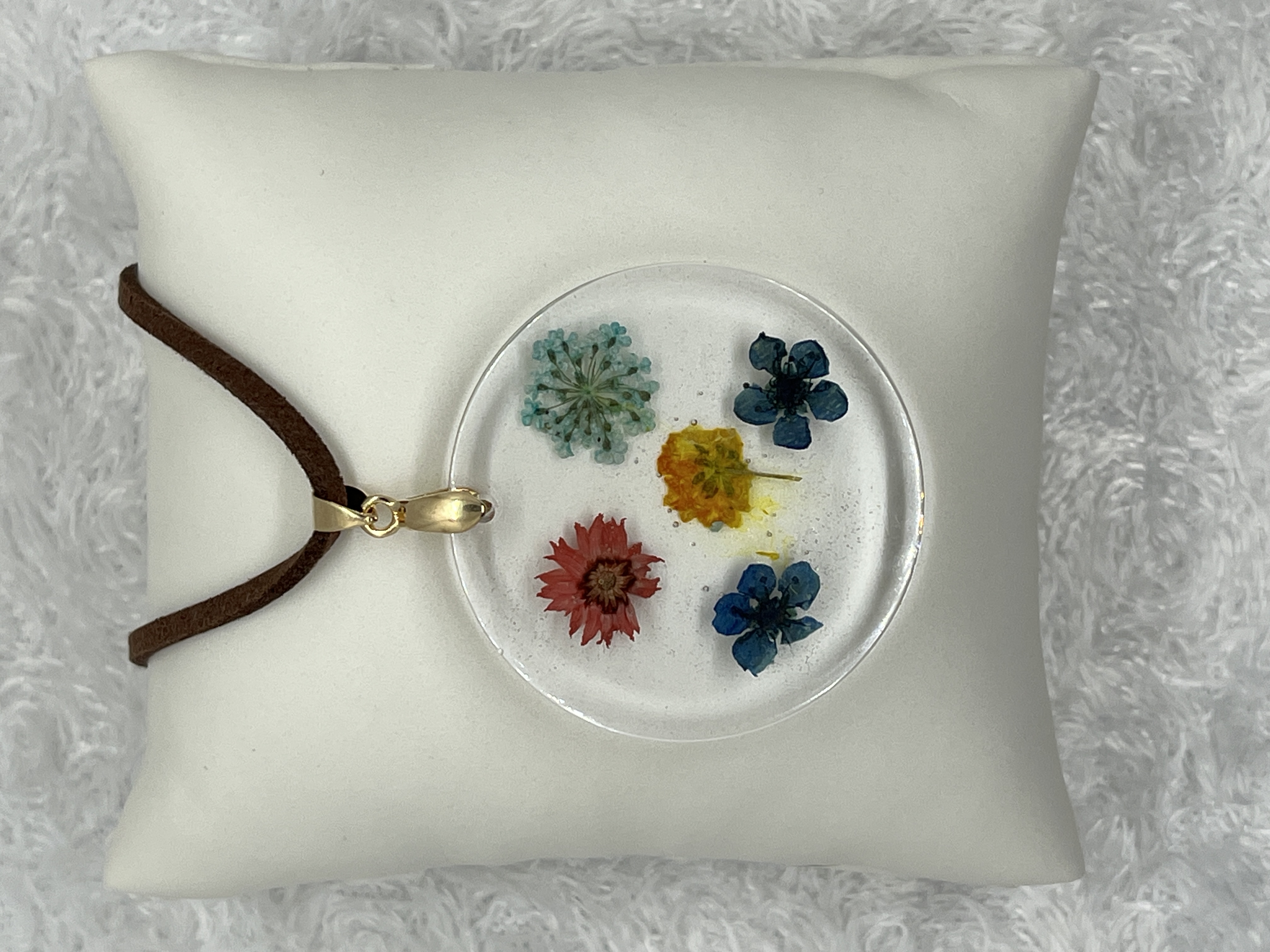 Pressed Flower Artisan Necklace