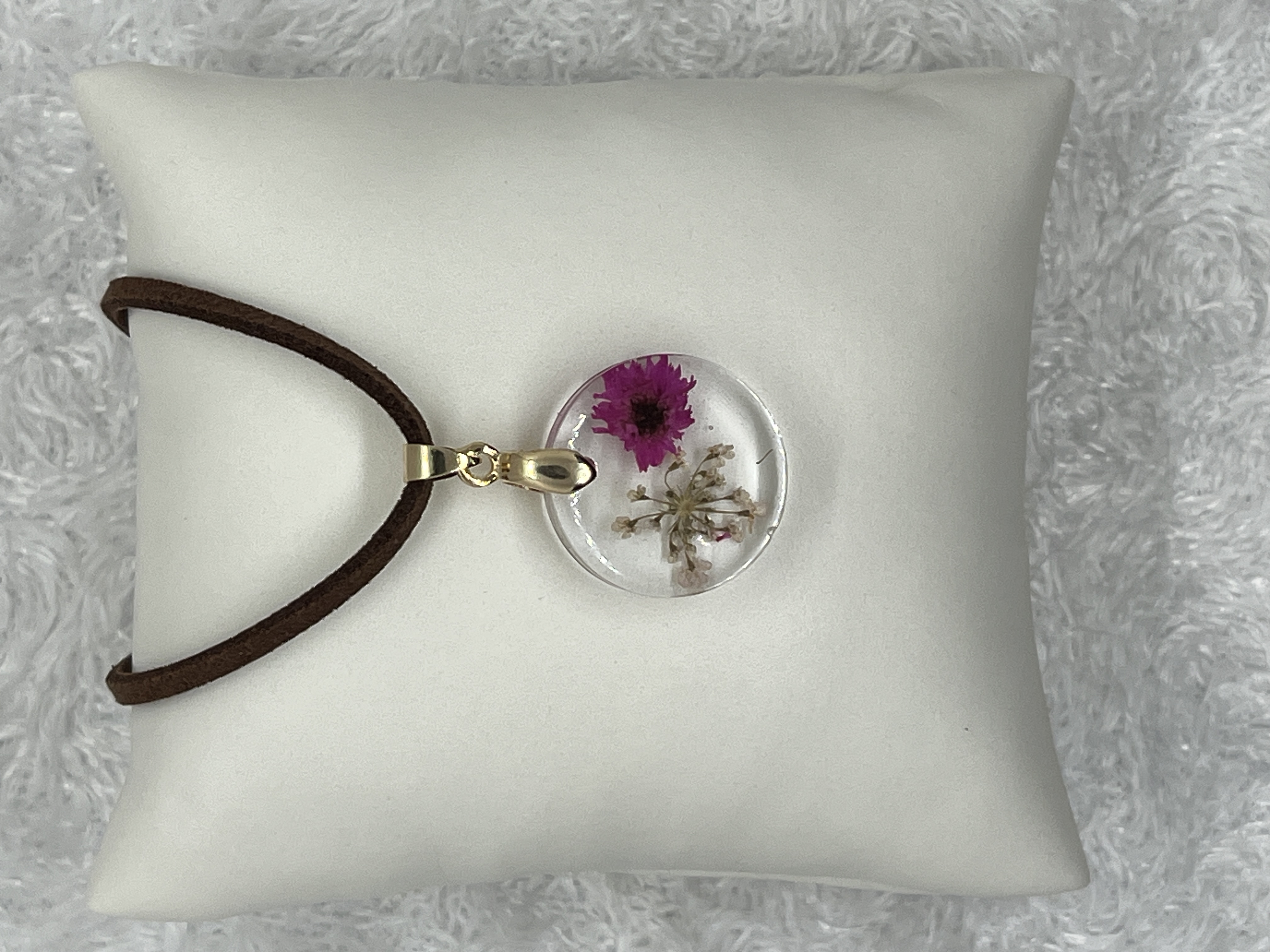 Pressed Flower Artisan Necklace