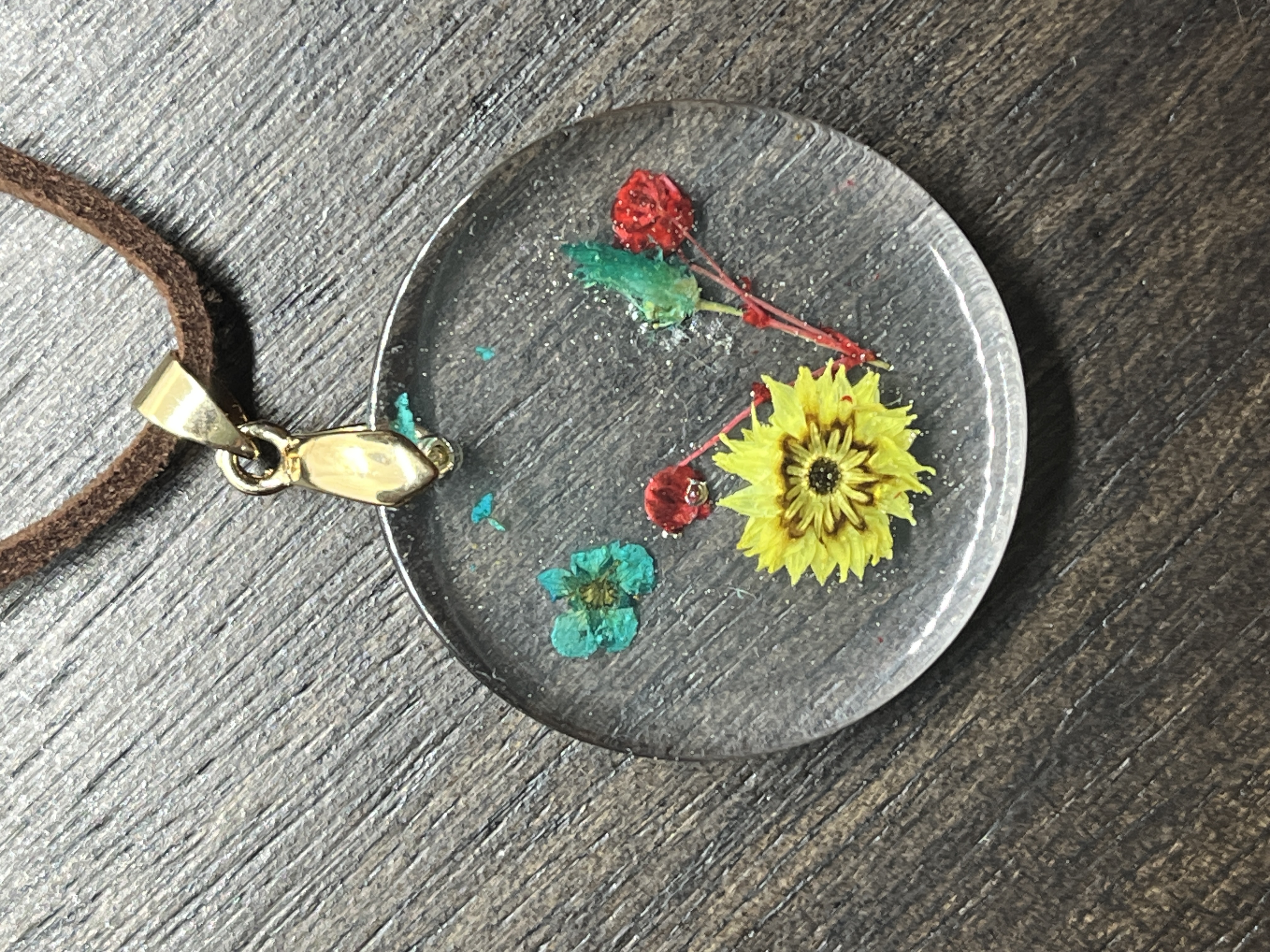Pressed Flower Artisan Necklace