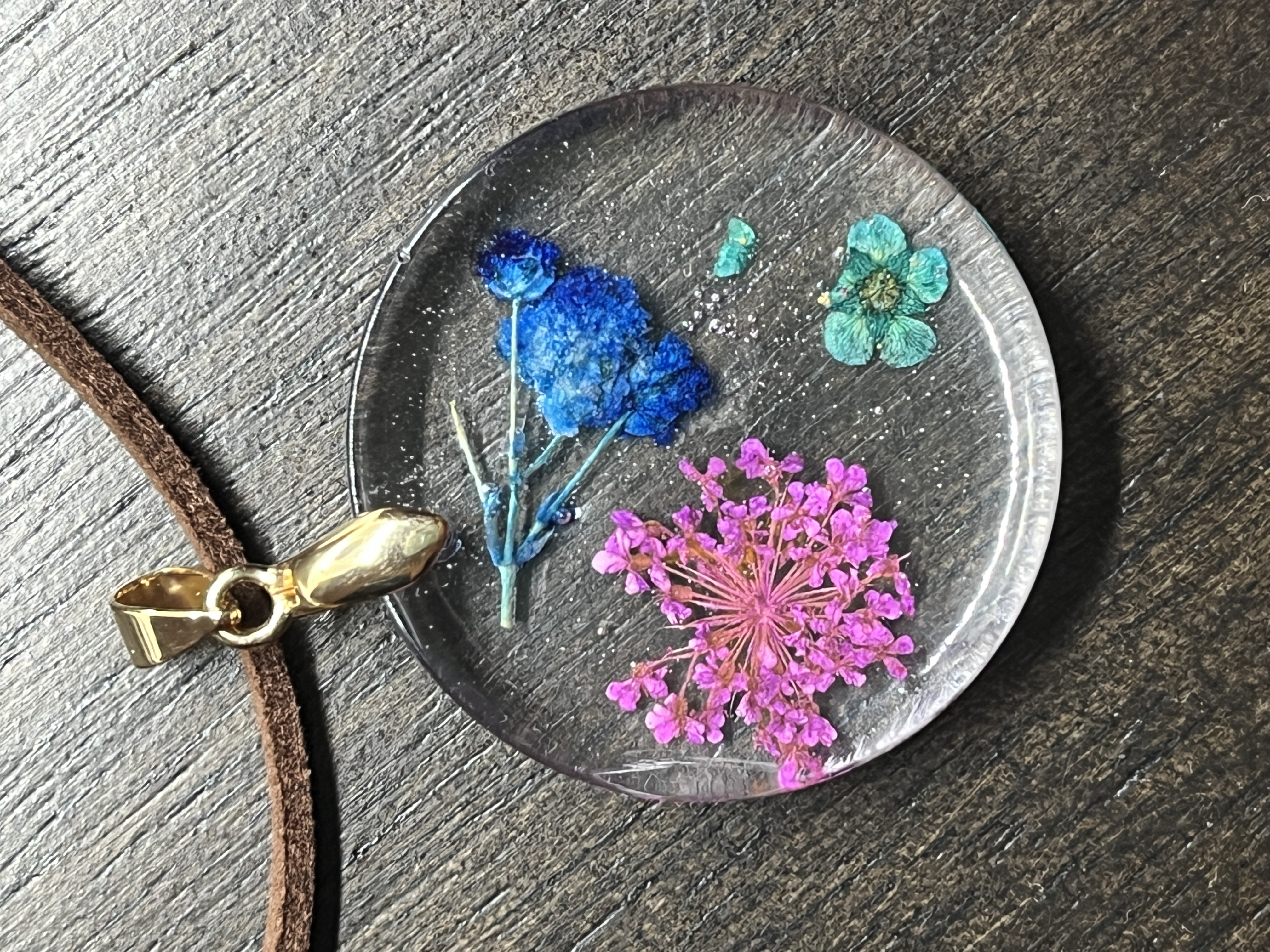 Pressed Flower Artisan Necklace