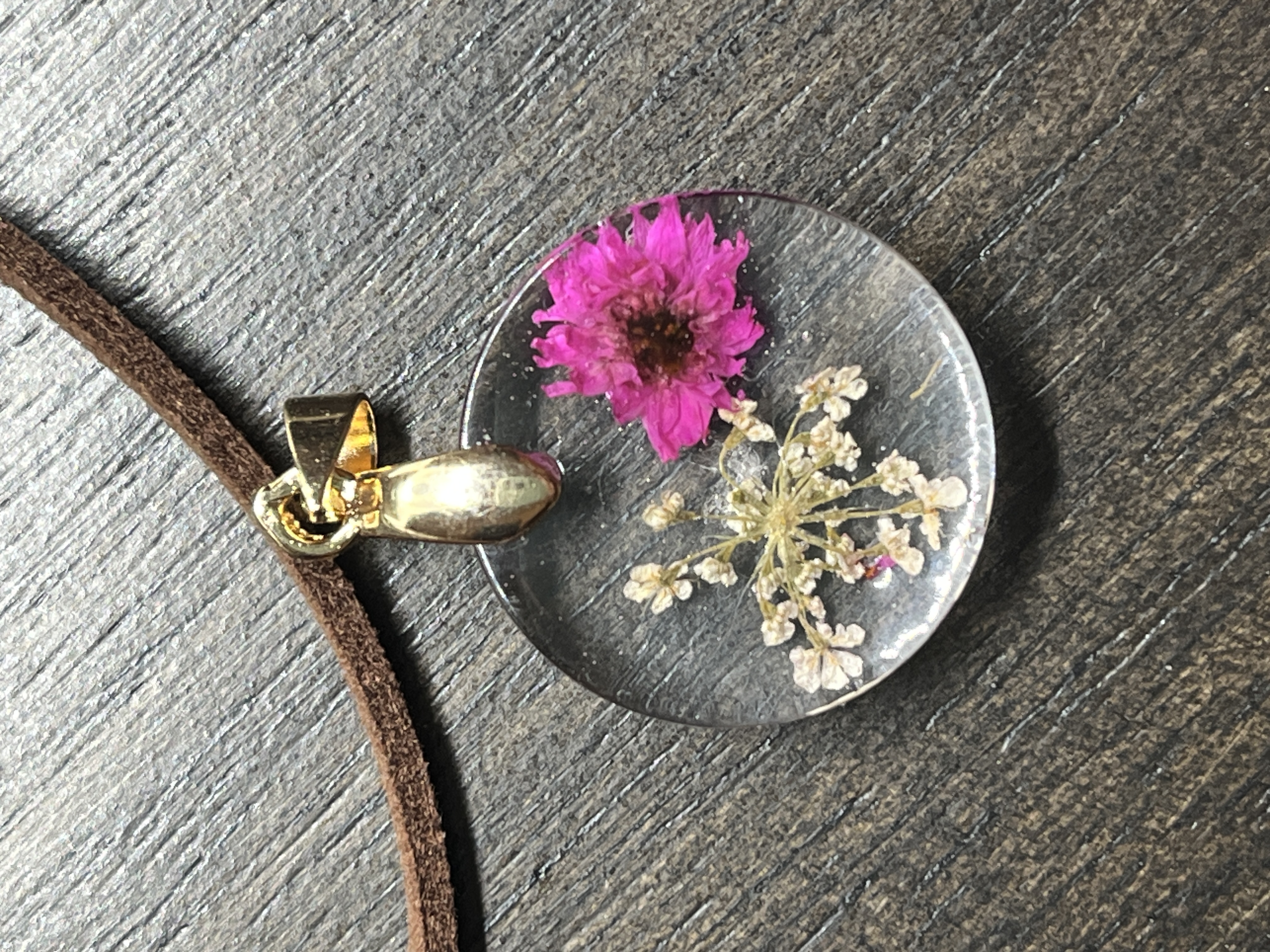 Pressed Flower Artisan Necklace
