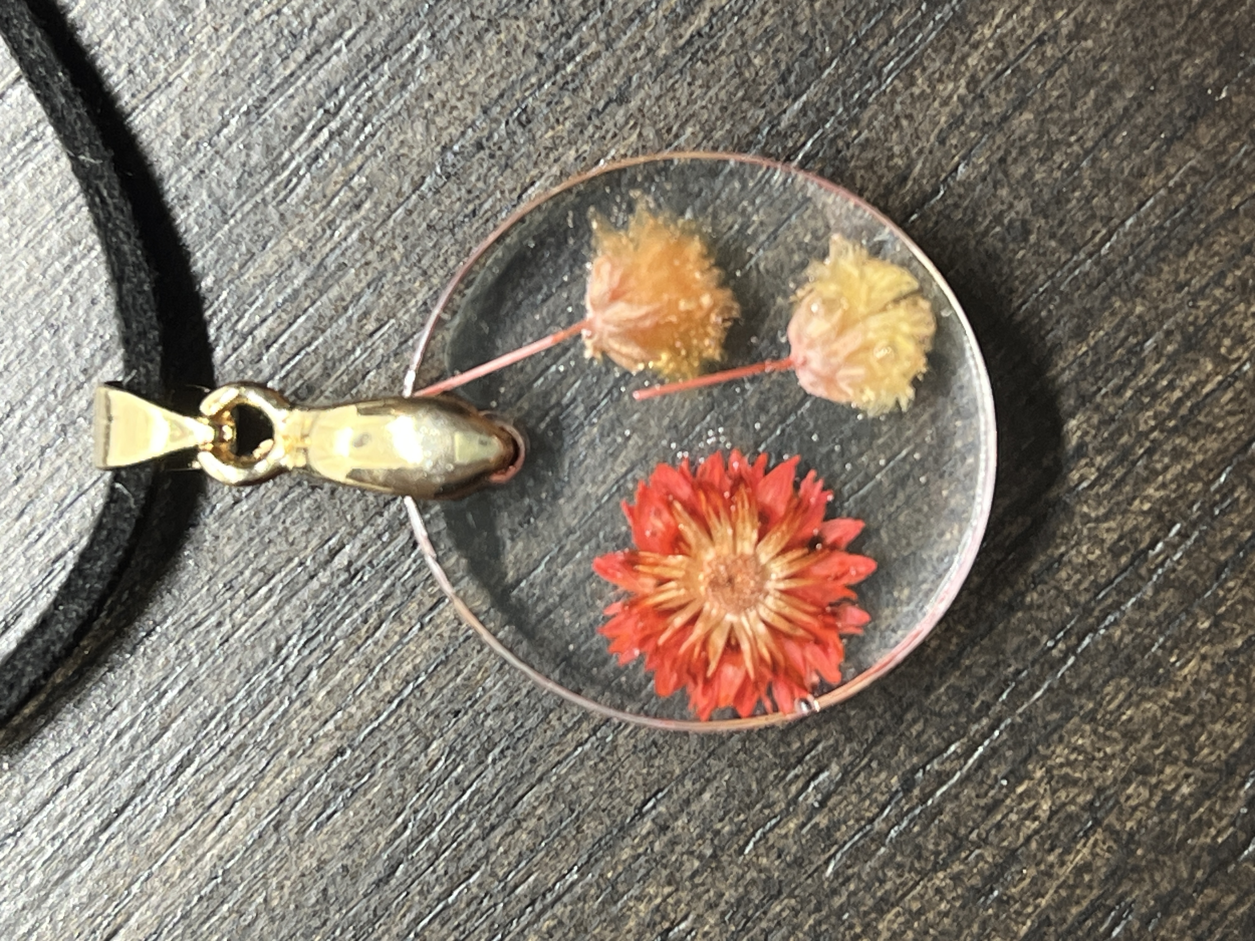 Pressed Flower Artisan Necklace