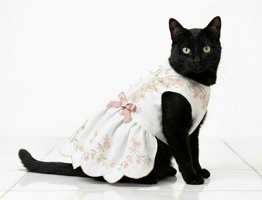 Elegant Cat Dress