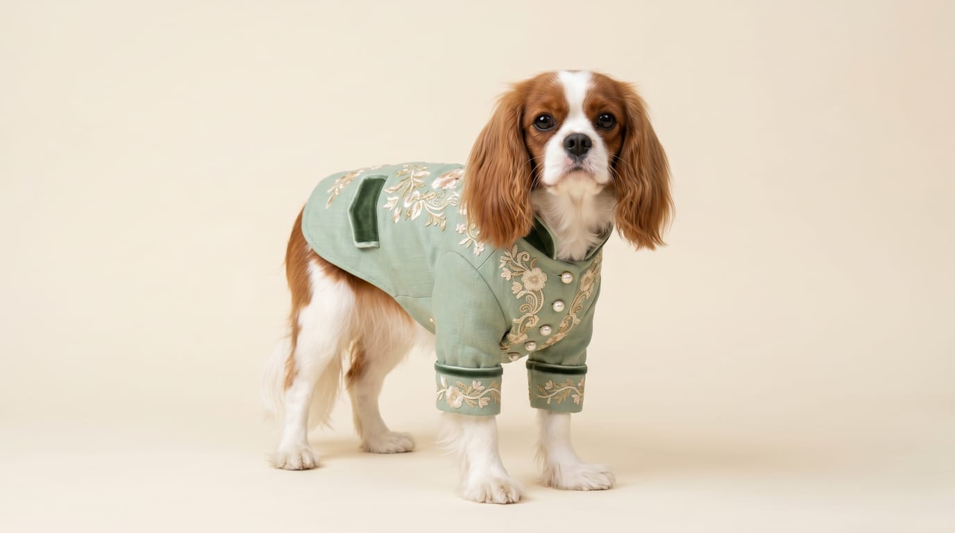 Embroidered Dog Jacket