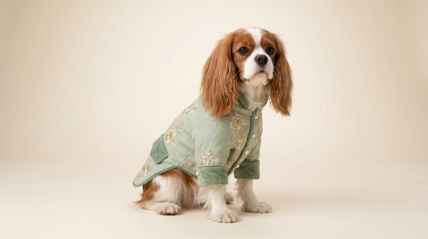 Embroidered Dog Jacket