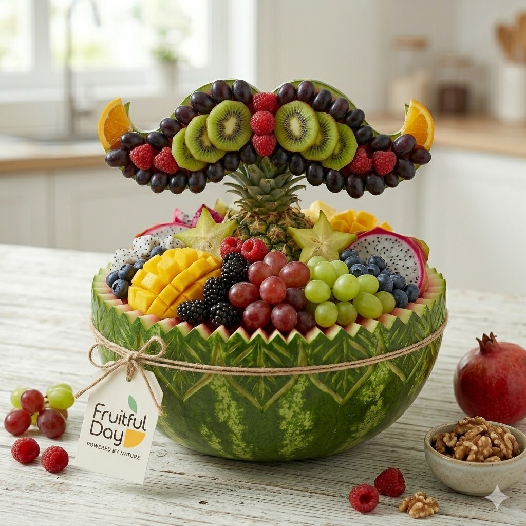 Deluxe Fruit Arrangement Bowl