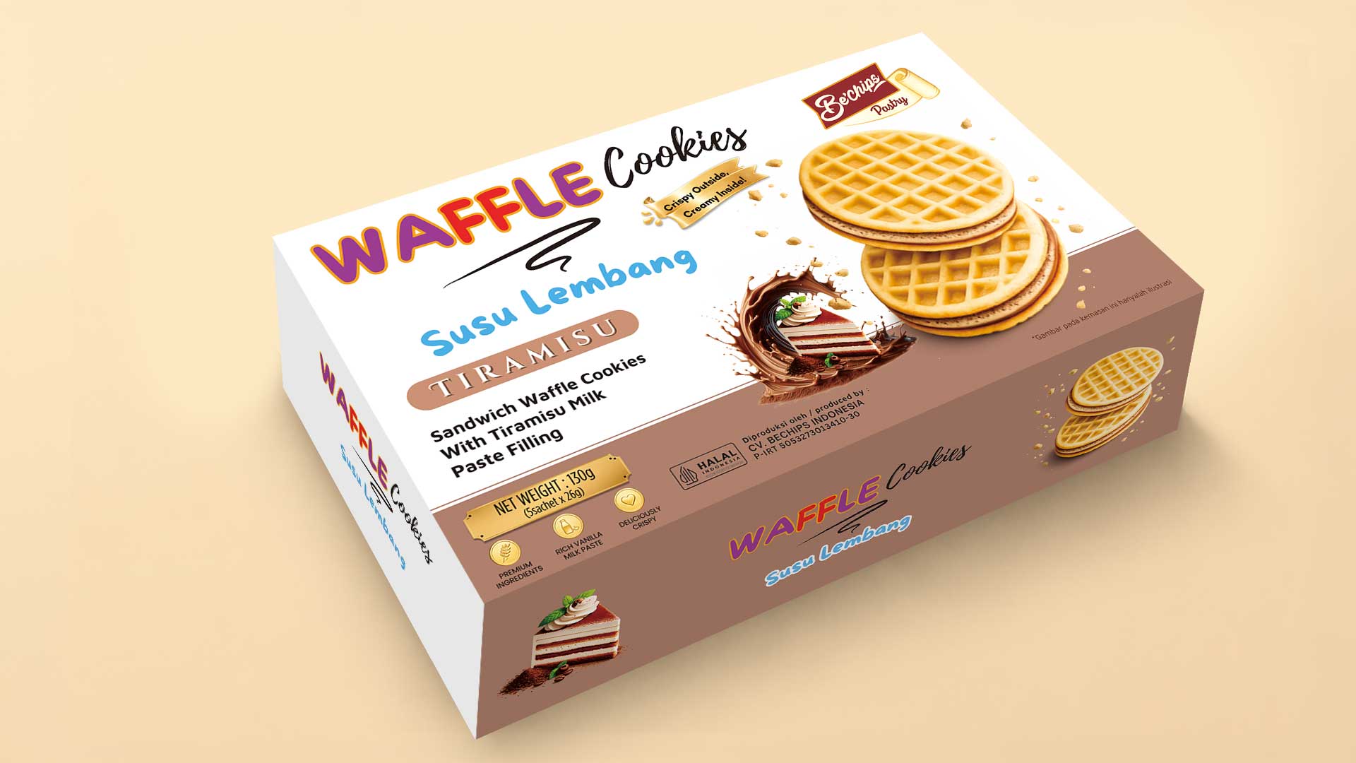 Waffle Cookies Susu Lembang