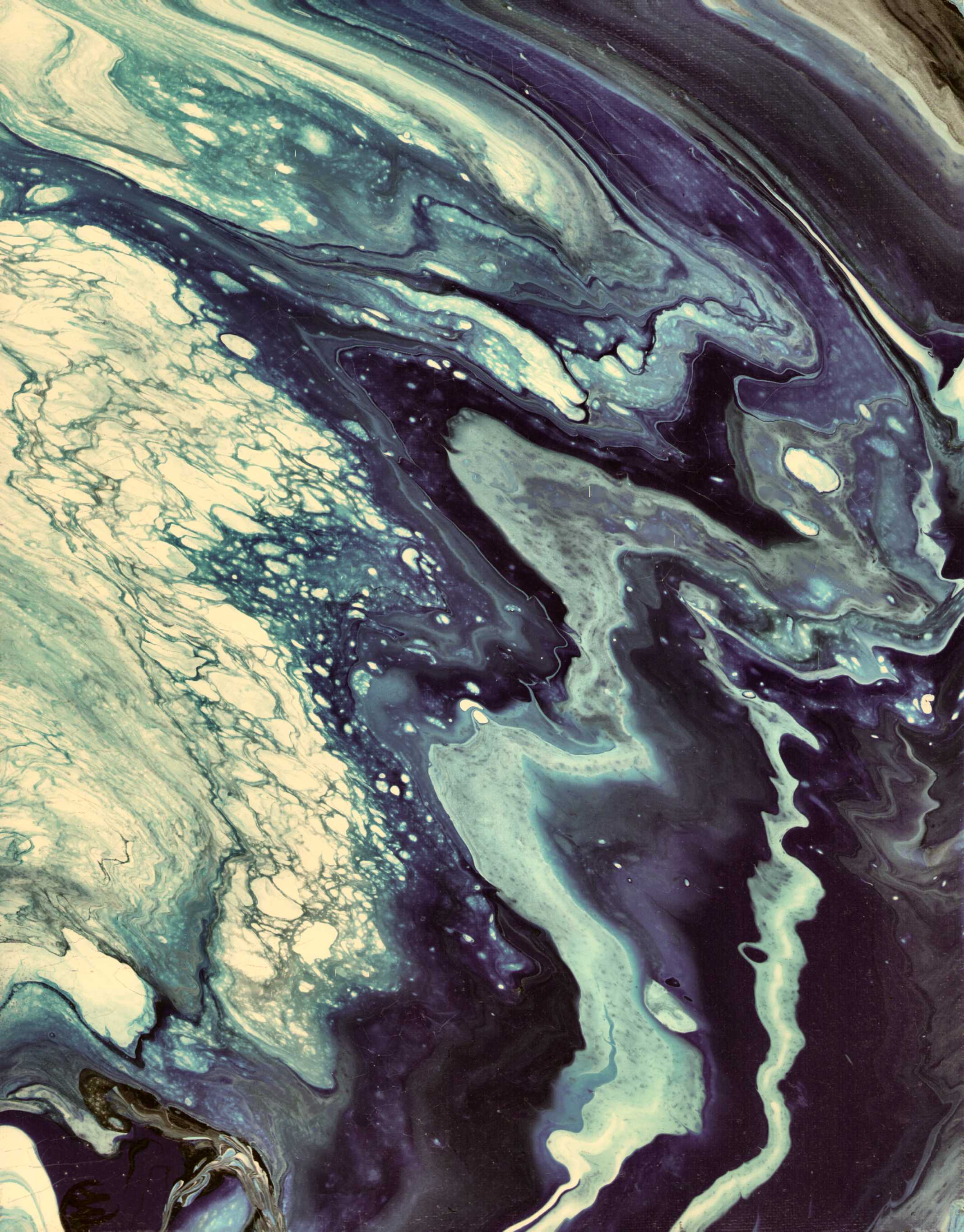 Galaxy Swirl Abstract Canvas