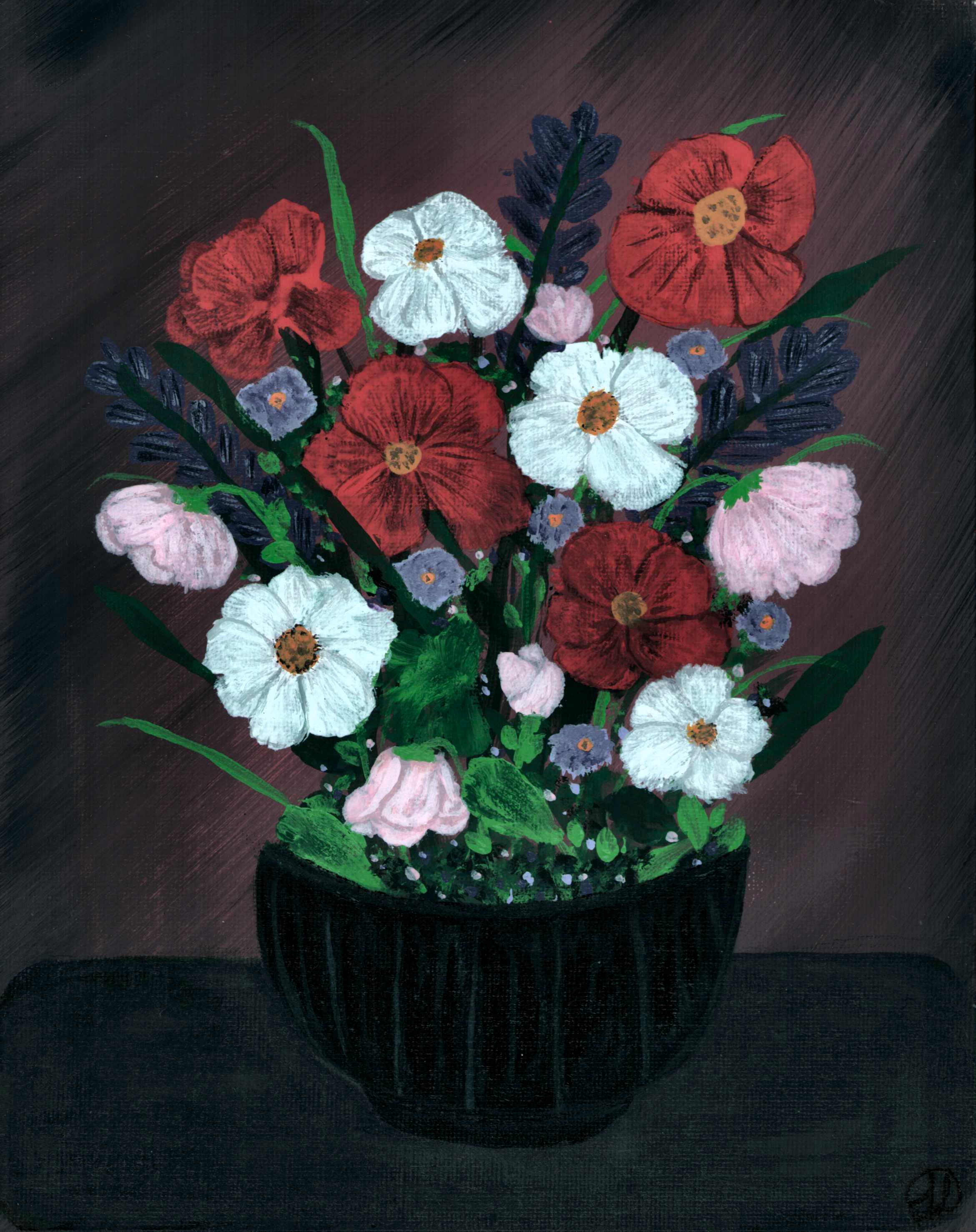 Floral Bouquet Canvas Art
