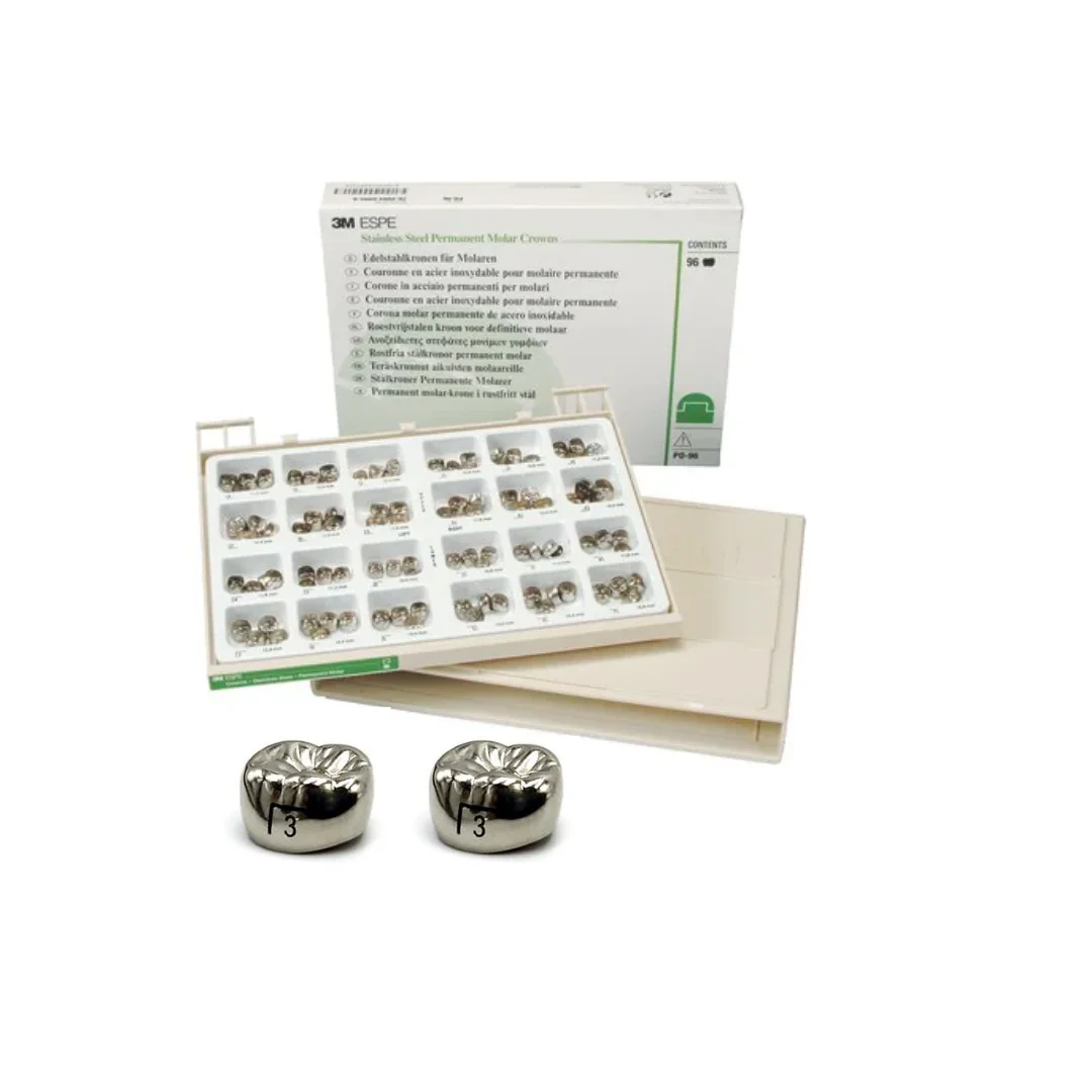 3M Coronas De Acero Inoxidable INFANTILES