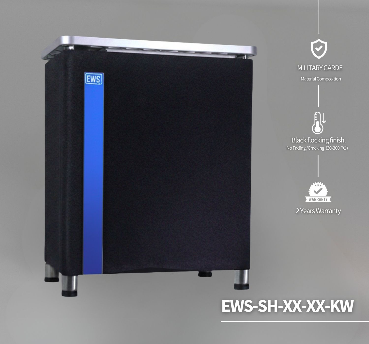 EWS Electric Sauna Heater —  (4.5kW–12kW)