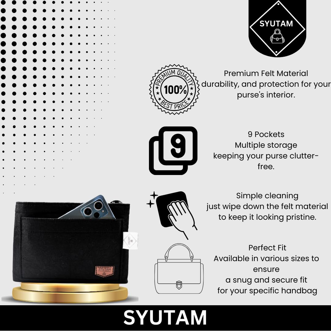 SYUTAM Felt Purse Organizer