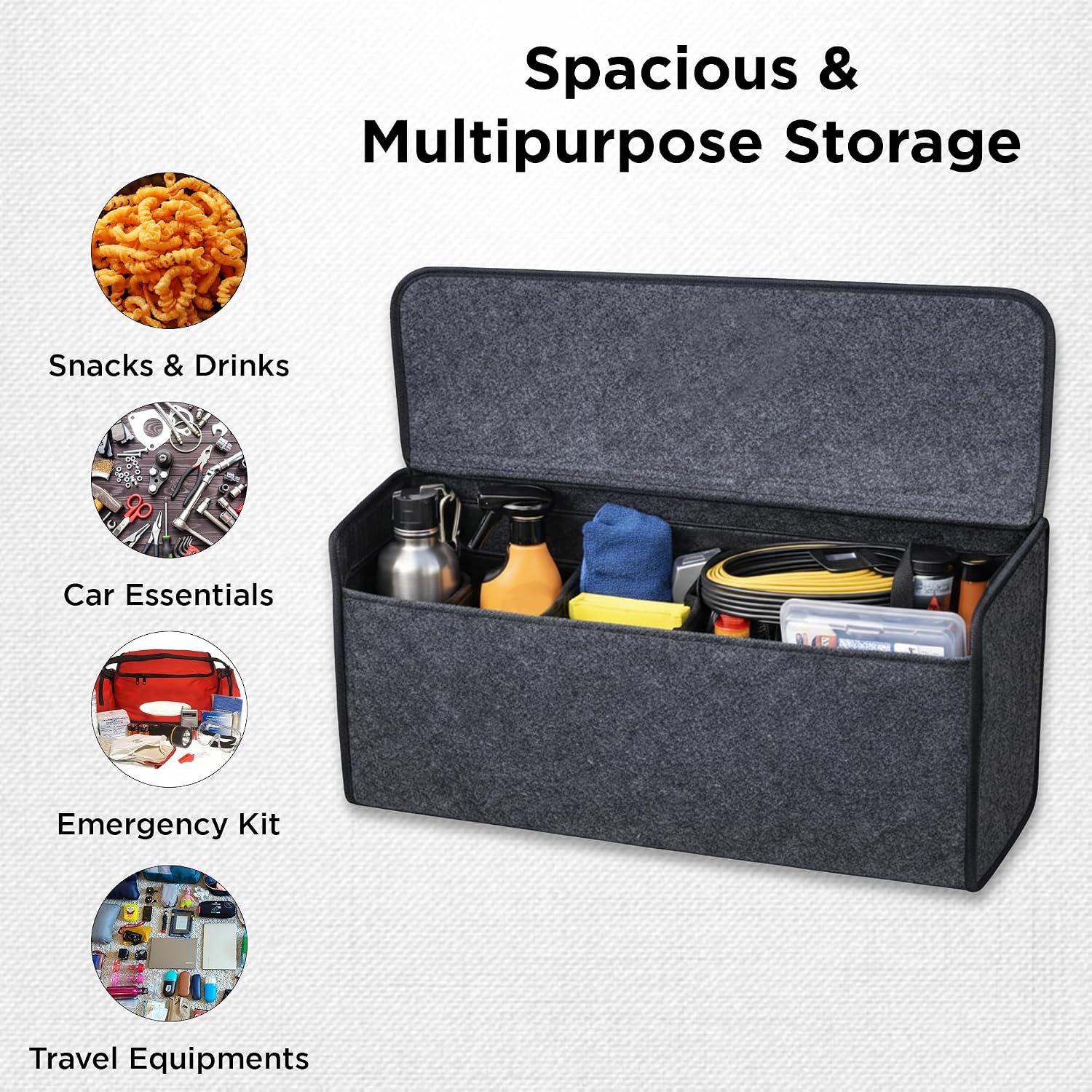 Felt Car Trunk Organizer