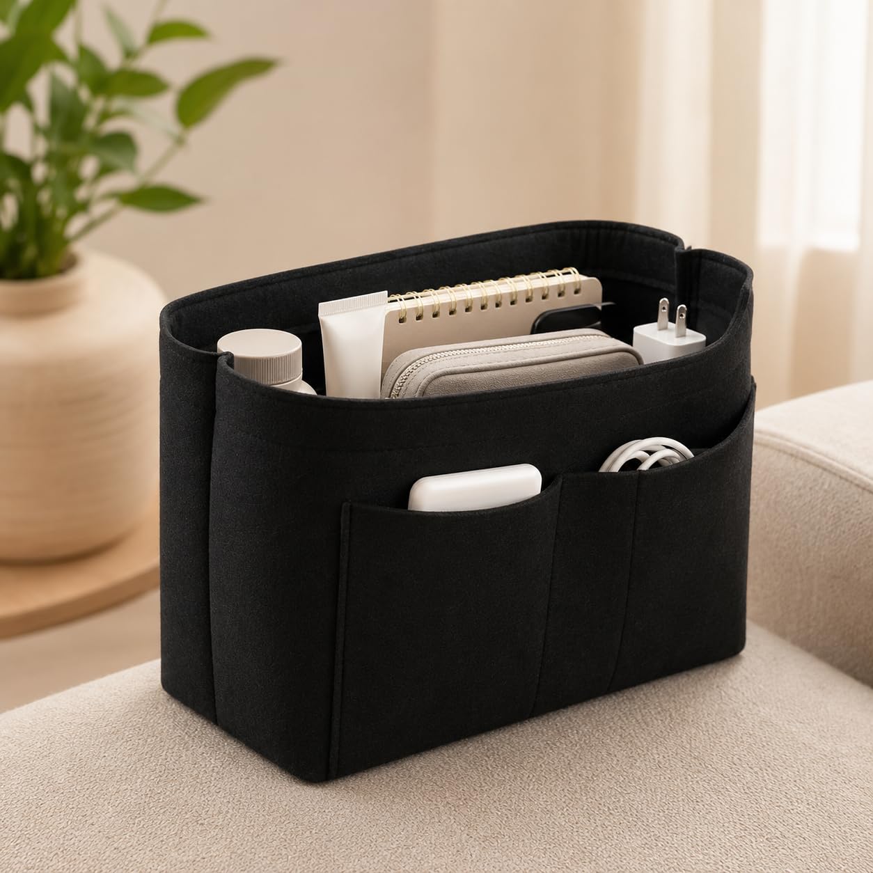 SYUTAM Felt Purse Organizer