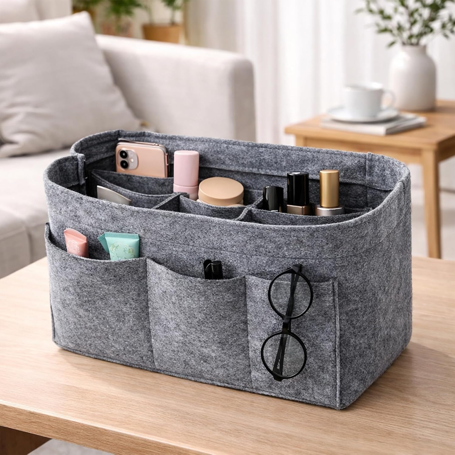 SYUTAM Felt Purse Organizer