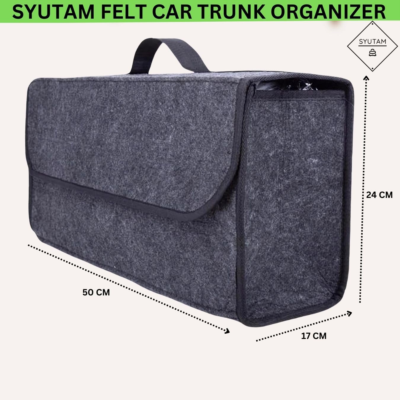 Felt Car Trunk Organizer