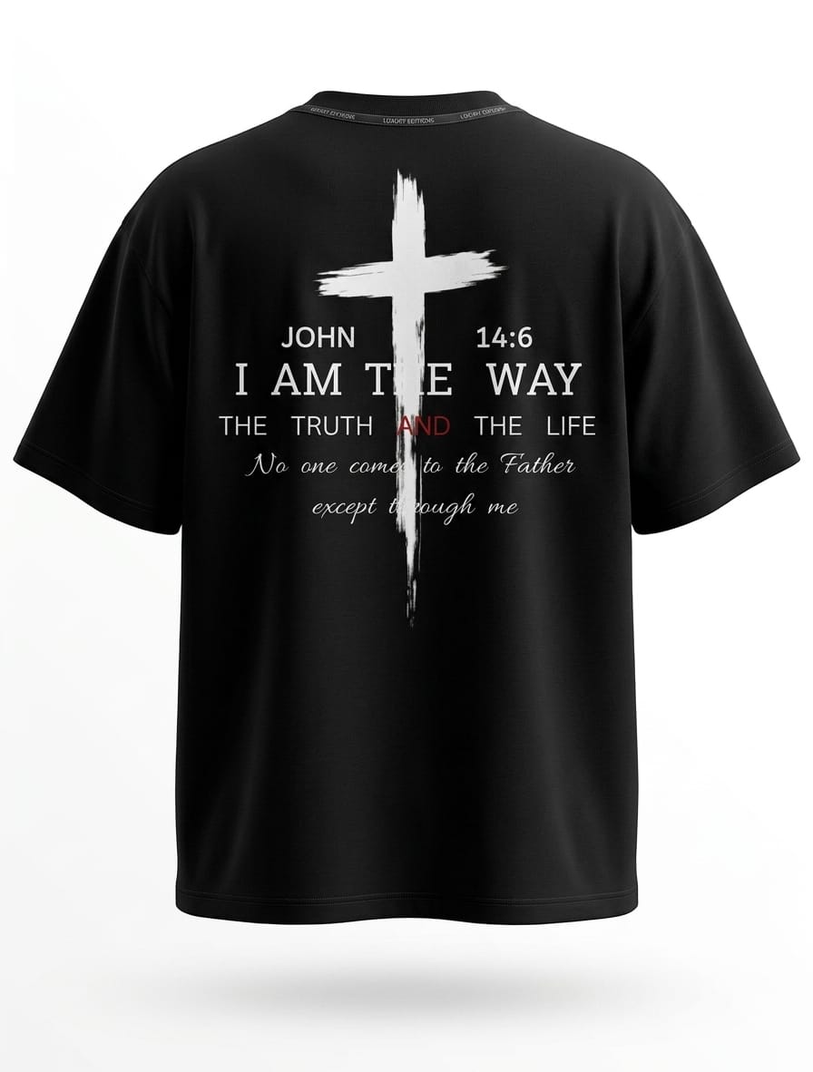 The Way – John 14:6 Premium Oversized T-Shirt
