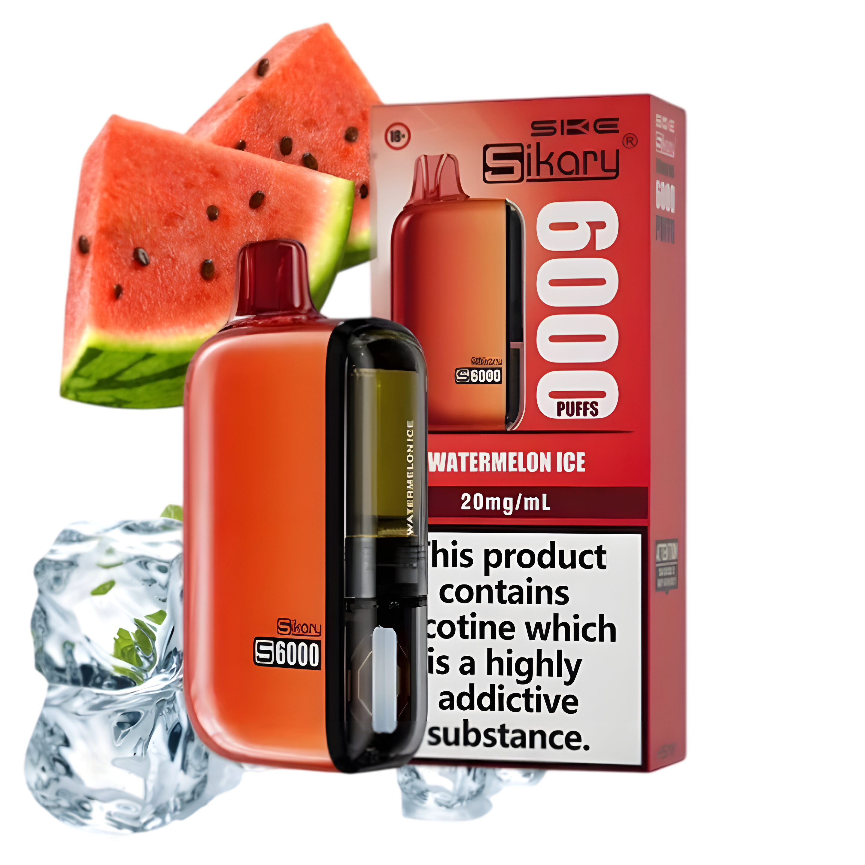 Sikary S6000 Watermelon ice