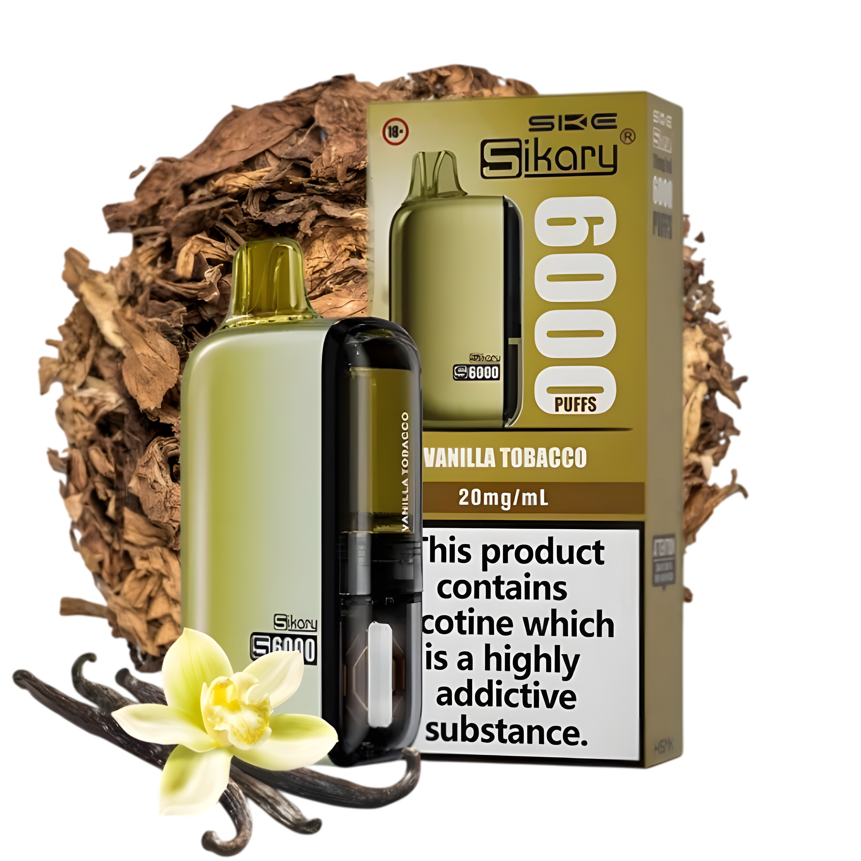 Sikary S6000 Vanilla tobacco