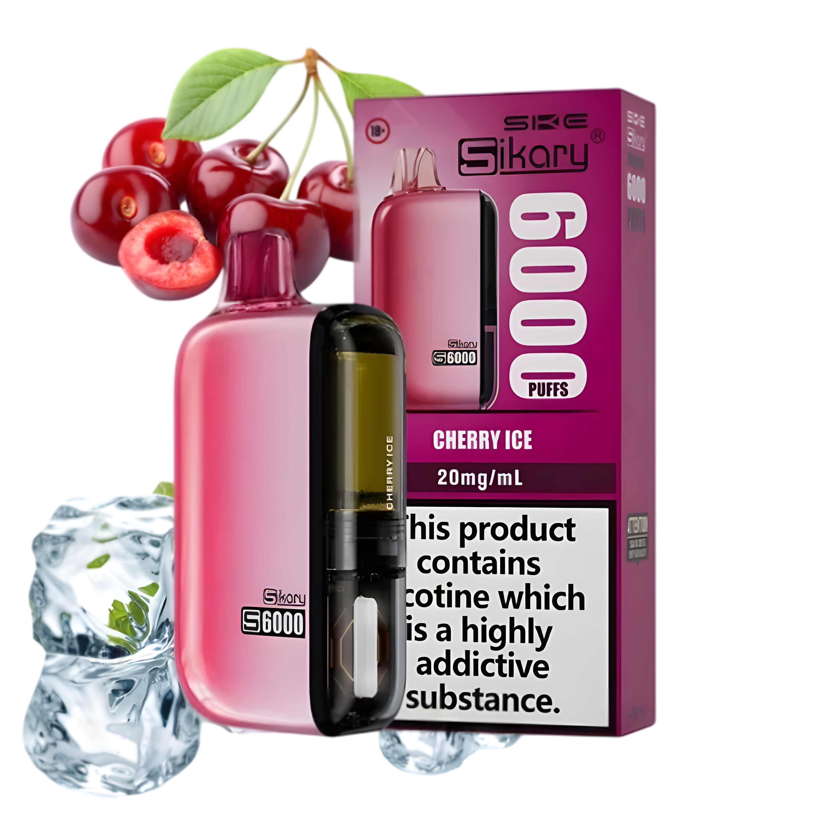 Sikary S6000 Cherry ice