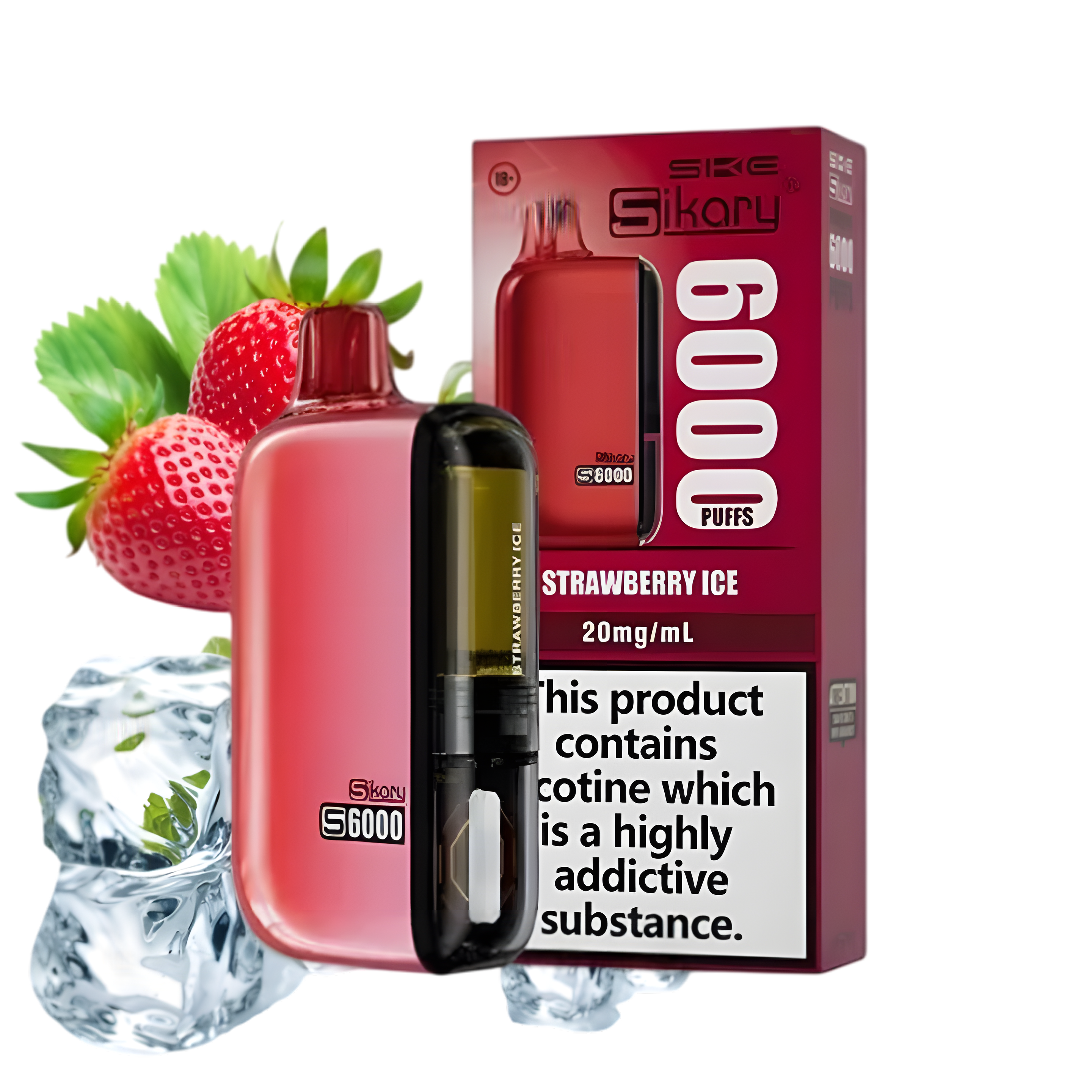 Sikary S6000 Strawberry ice