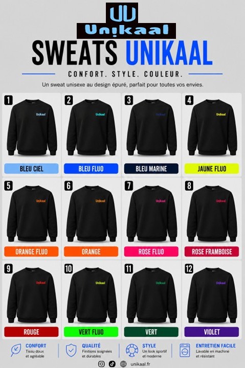 Sweat gamme "BASIQUE"