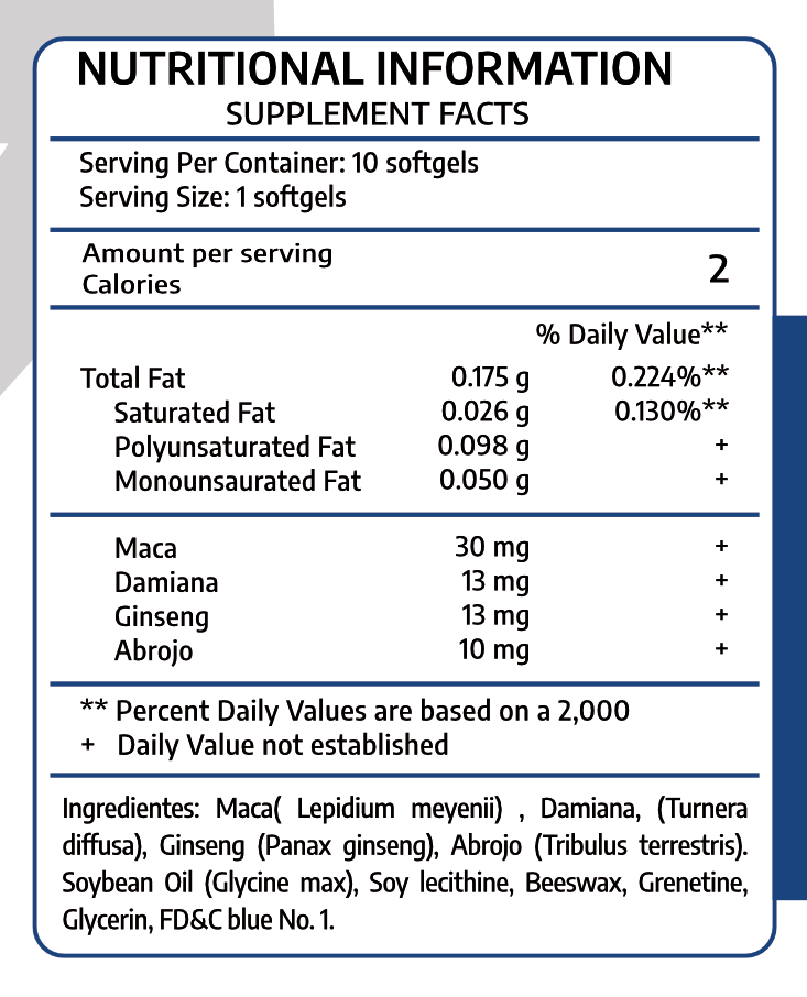 Siempre+ Vigor 500 mg
