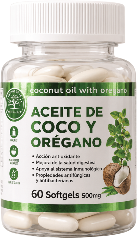 Aceite de coco y oregano