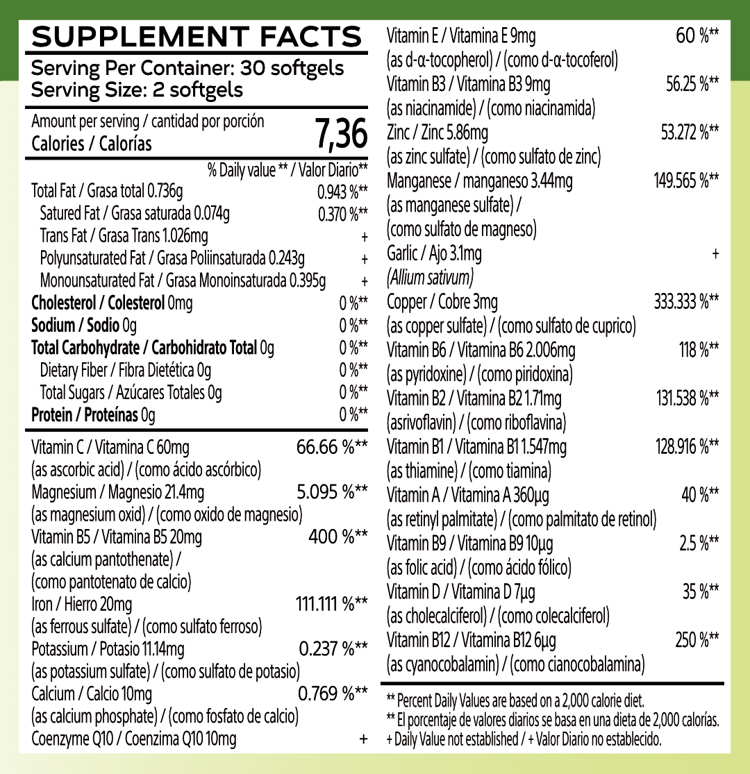Green Multivitamins