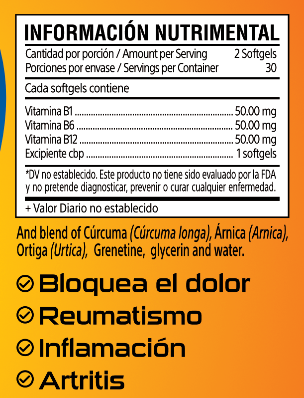 Travadol Vitaminado 60 softgels