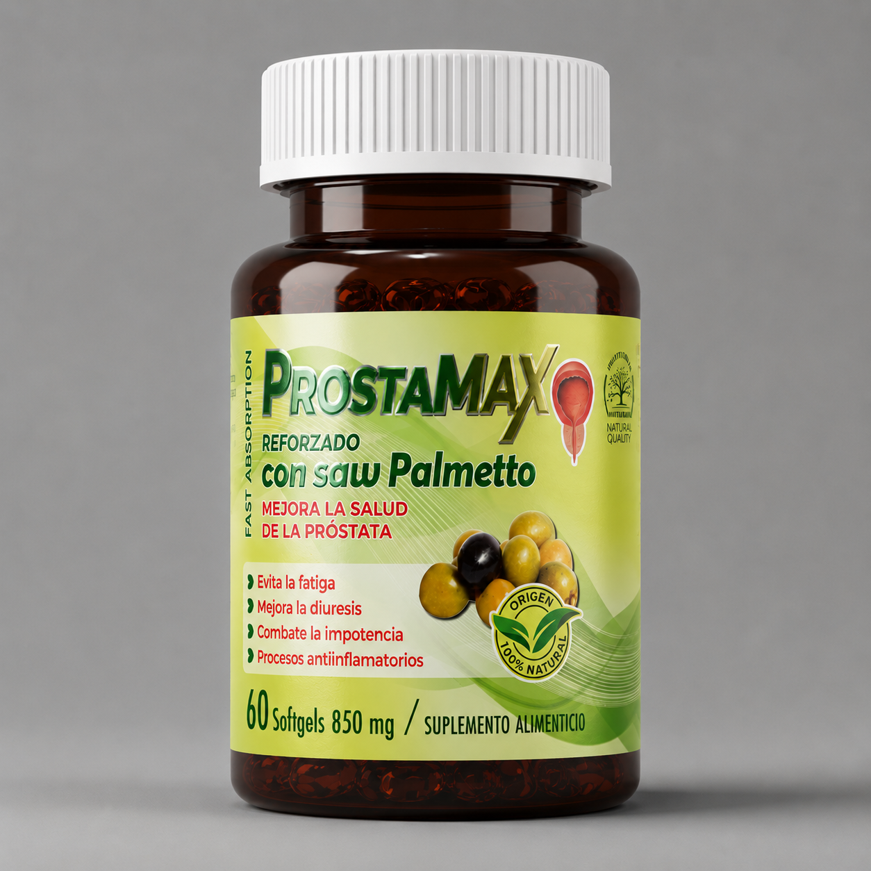 ProstaMax Reforzado con Saw Palmetto