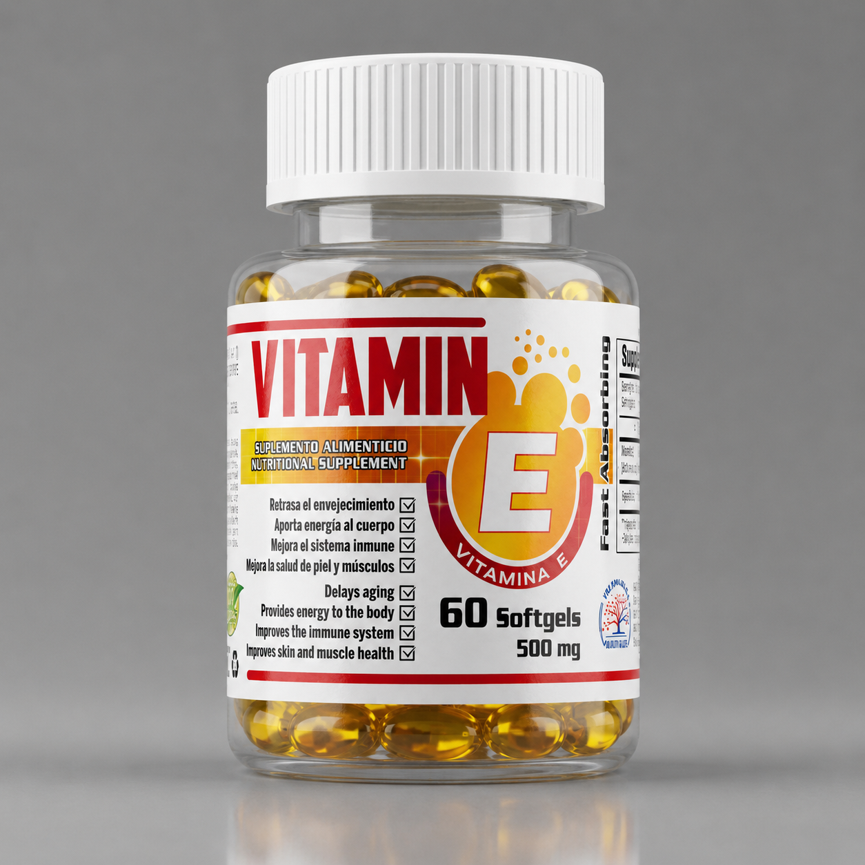 Vitamina E 500 mg