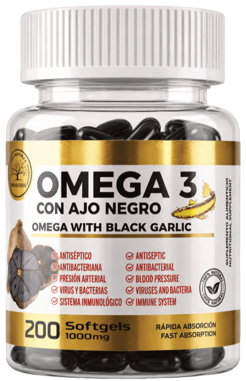 Omega 3 con Ajo Negro