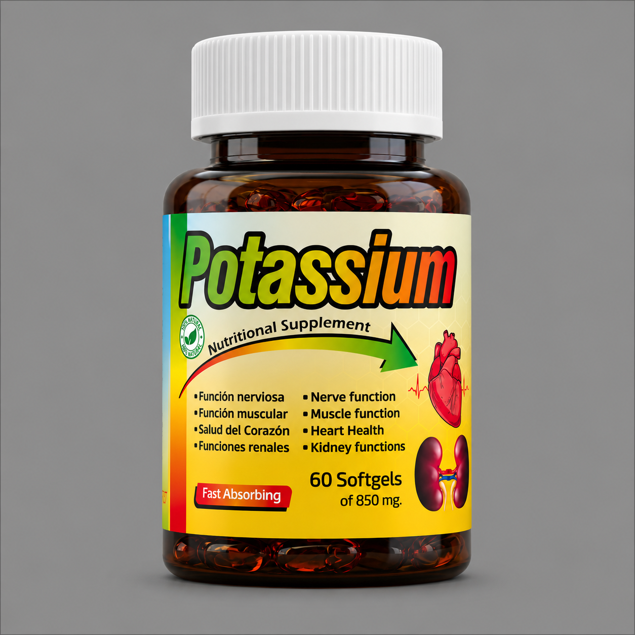 Potasio Suplemento Nutricional