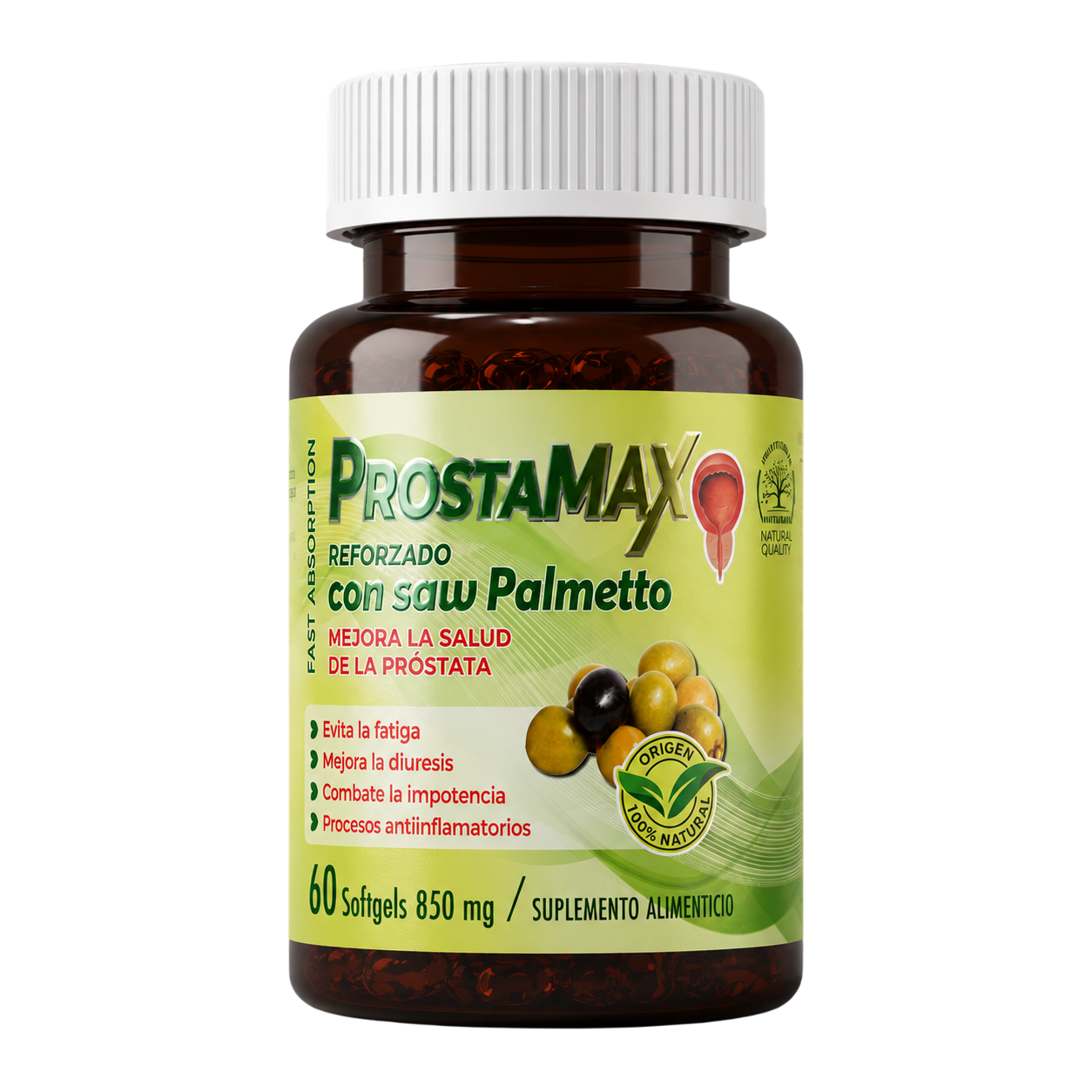 ProstaMax Reforzado con Saw Palmetto