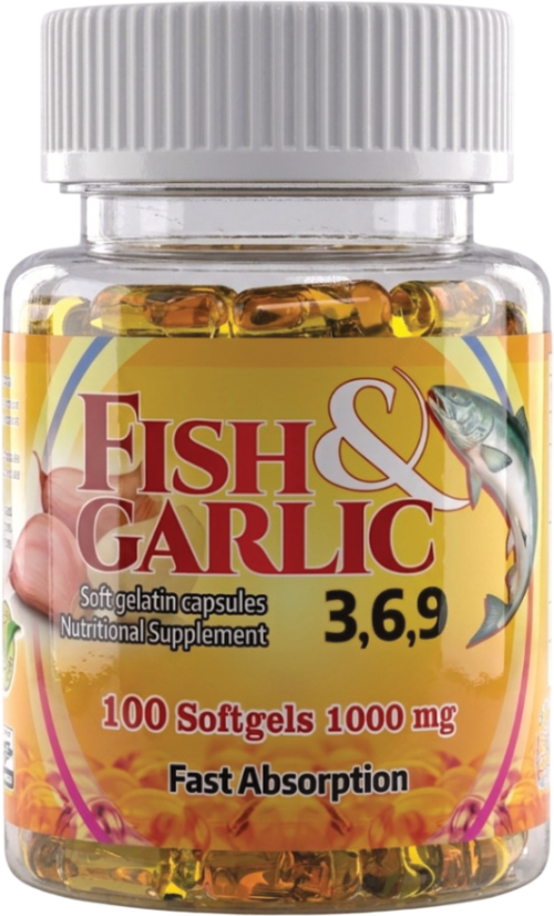 Cápsulas de Pescado y Ajo 3,6,9