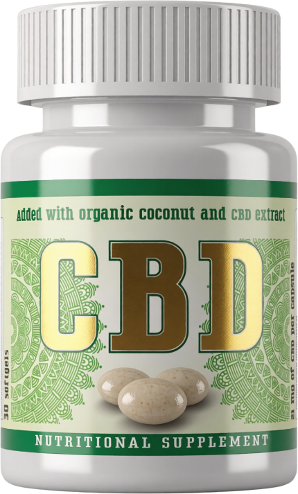 CBD acondicionado con aceite de coco