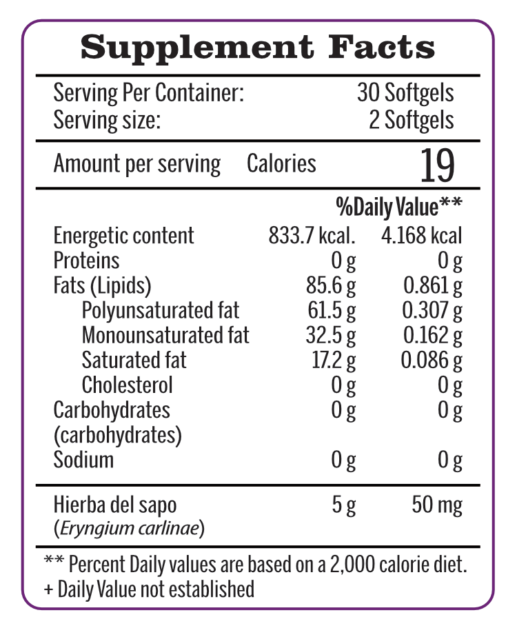 Hierba del Sapo 500 mg